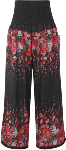 Vista 3 de Women Sweatpants Pants Boho Pants Print Pants Waist Fold Yoga Casual for Women Wide High Vintage Pants for Women