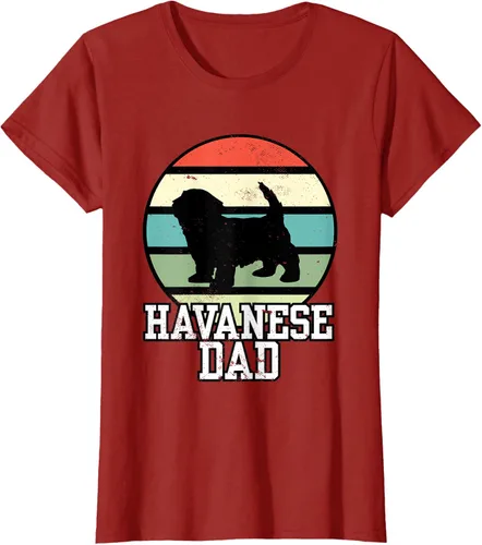 Vista 9 de Camiseta Havanese Dad I Retro Havanese