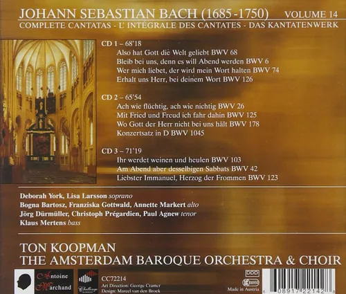 Vista 2 de Bach Complete Cantatas, Vol. 14
