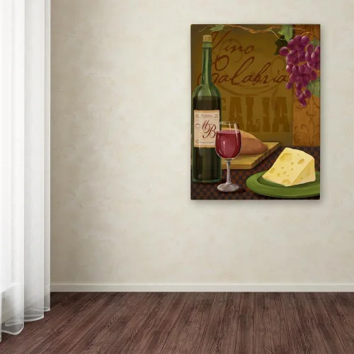Vista 3 de Fiona Stokes-Gilbert Vino Calabria - Lienzo decorativo para pared, 14 x 19 pulgadas