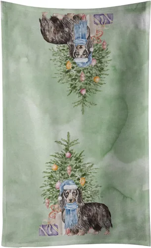 Vista 28 de Caroline's Treasures Toalla de cocina Christmas English Bulldog #2, 15 X 28, multicolor