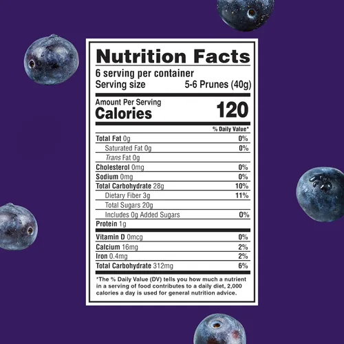 Vista 2 de Looney Pruney Smalls Fruit Snacks Ciruelas pasas naturalmente dulces Paquetes de aperitivos de frutas orgánicas para niños y adultos Alimentos