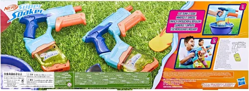 Vista 12 de Nerf Super Soaker Dunk-Fill - Paquete de 2, 2 pistolas de agua, tanques de llenado instantáneo fácil, simplemente sumerge y listo, tanques de 10.1