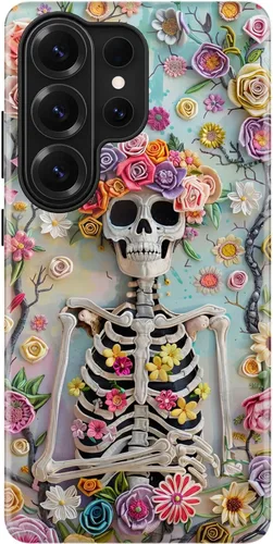 Vista 25 de DorisMax Funda para Samsung Galaxy S24 Plus, bonita funda floral estética