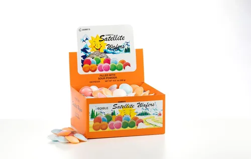 Vista 4 de Gerrit's Satellite Wafers - 240 piezas - Relleno de polvo agrio - 10.5oz