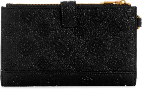 Vista 3 de GUESS Cartera organizadora con doble cremallera Izzy Peony para mujer