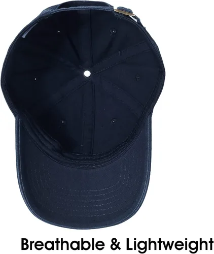 Vista 4 de Crazy Era Gorra de béisbol unisex de algodón liso en blanco para papá, ajustable, estilo vintage