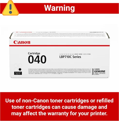 Vista 4 de Canon Cartucho de tóner negro 040 original compatible con LBP712Cdn