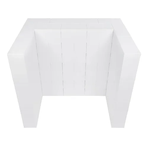 Vista 10 de EverBlock Kit de barra y mostrador en voladizo de 4 pies para uso en el hogar, ventas o eventos Bloques de construcción gigantes Fácil