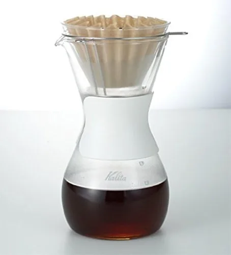 Vista 2 de Kalita Wave Style 185 - Cafetera de café, 2 ~ 4 pulgadas, transparente
