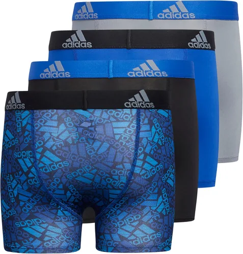 Vista 3 de adidas Calzoncillos tipo bóxer de rendimiento para niños (paquete de 4)