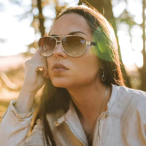 Vista 2 de Carfia Aviator Sunglasses for Women Polarized UV Protection Classic Driving Sun Glasses Outdoor Ladies Sunnies Metal Frame