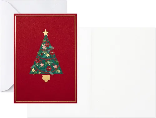 Vista 4 de Hallmark Surtido de tarjetas de Navidad en caja, iconos navideños (48 tarjetas con sobres) (1XPX5173)