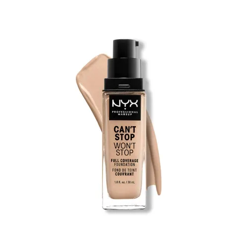 Vista 33 de NYX Professional Makeup Can't Stop Won't Stop - Cepillo para base de maquillaje Negro