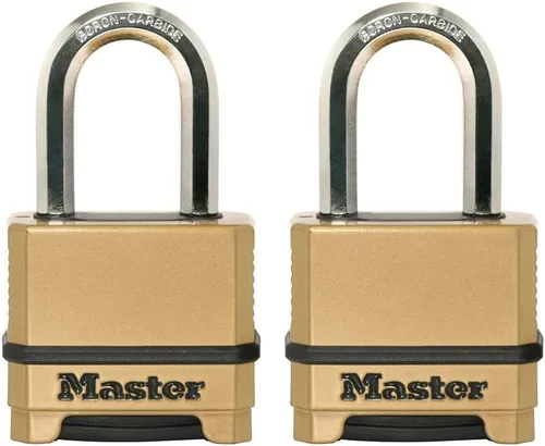 Vista 3 de Master Lock - Cerradura de combinación reiniciable Magnum de 2 pulgadas de acero