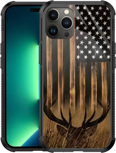 Vista 21 de Funda para iPhone 11 Pro, Funda con Bandera Americana para iPhone 11 Pro Diseño para Hombres Niños [Anti-Rayones] Antideslizante+A Prueba de Golpes