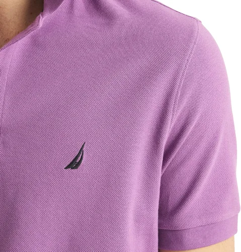 Vista 9 de Nautica playera polo clásica de mangas cortas, color sólido, para hombre