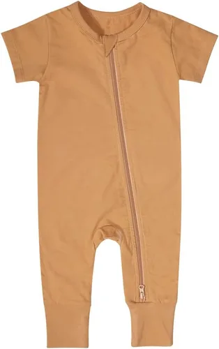 Vista 18 de Teach Leanbh Pijama de viscosa de bambú unisex para niños pequeños Azul Blanco/Cocodrilo