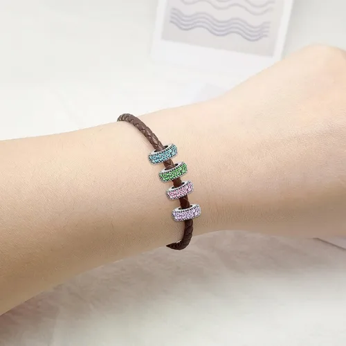 Vista 5 de QeenseKc - Abalorio espaciador para pulsera europea, 12 cumpleaños