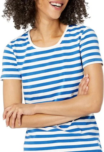 Vista 117 de Amazon Essentials Women's Regular-Fit Short-Sleeve Crewneck T-Shirt