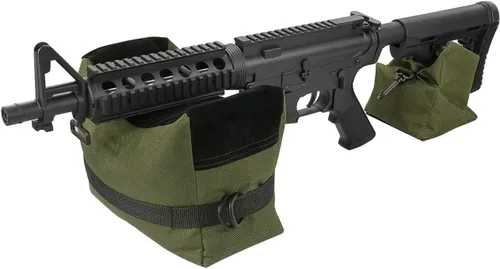 Vista 2 de Twod Bolsas de Descanso para Tiro Exterior - Apoyo de Banco para Deportes de Tiro con Soportes de Sacos de Arena Delantero y Trasero para Tiro