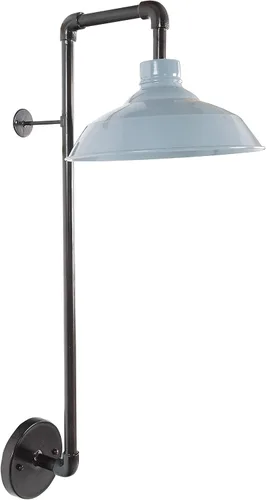 Vista 9 de Aplique de pared; lámpara de pared de metal con acabado de bronce y sombra, lámpara para decoración moderna del hogar
