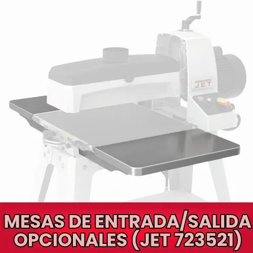 Vista 19 de JET - Lijadora de tambor de 16 pulgadas con soporte, control