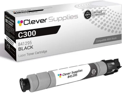 Vista 64 de CS - Cartucho de tóner compatible para Ricoh C220 406046 Color negro láser Aficio SP C220 Aficio SP C220A Aficio SP C220DN Aficio SP C220N Aficio SP