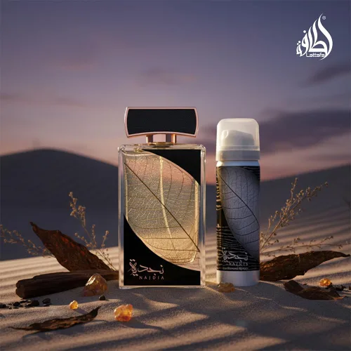 Vista 4 de Lattafa Perfumes Najdia in Gold para Eau de Parfum Spray unisex, 3.4 onzas