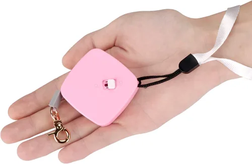 Vista 9 de Correa retráctil para perros pequeños y gatos de hasta 11 libras con cinta de nailon fuerte antitirones de 6.5 pies, manos libres, mini correa Azul