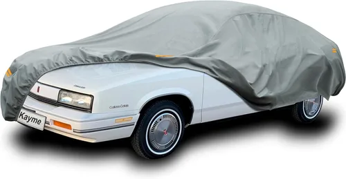 Vista 110 de Kayme Funda de Coche de Servicio Pesado Impermeable para Todo Tipo de Clima, Ajuste Personalizado para Tesla Model S, Cubierta Exterior Completa