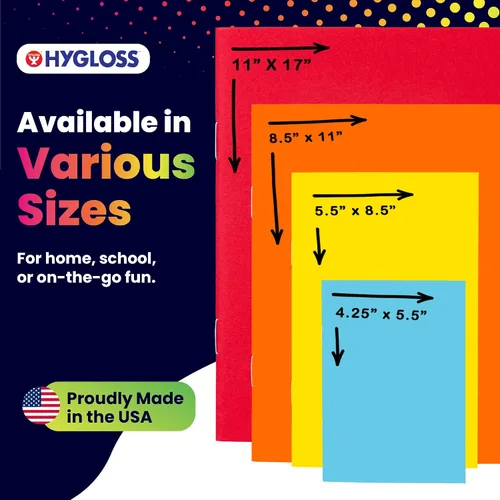 Vista 6 de Hygloss Products Inc., HYG77640. Mini libros luminosos, paquete de 10 unidades de colores varios Colores surtidos