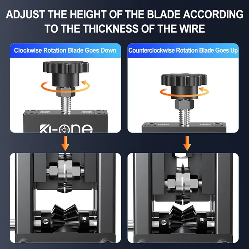 Vista 4 de Máquina peladora manual de alambre; pelacables de 0.06-1.18 pulgadas para taladro; Máquina peladora de alambre de cobre para alambre de chatarra