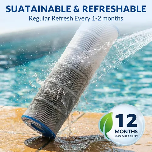 Vista 5 de Cartucho de filtro de piscina serie Pro, tela trilobal de 3 onzas, repuesto para Hayward CX550RE PA55 Unicel C-7656 Filbur FC-1240, compatible