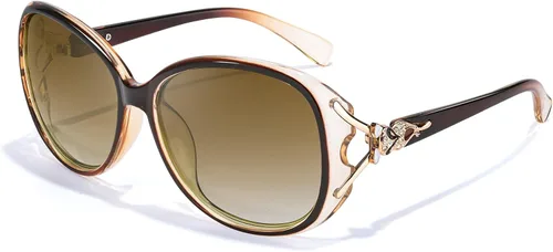 Vista 7 de FIMILU Gafas de sol para mujer, lentes de sol polarizados de gran tamaño, gafas de sol grandes para mujer, protección UV