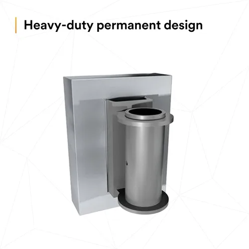 Vista 5 de 3M DBI-SALA 7400222 Componente horizontal, base vertical soldada para sistemas de postes fijados en el lugar, acero, imprimación soldable