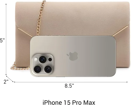 Vista 5 de Bolsos de mano Dasein para mujer, de ante sintética, para noche, formales para fiestas, bodas, cócteles, graduación
