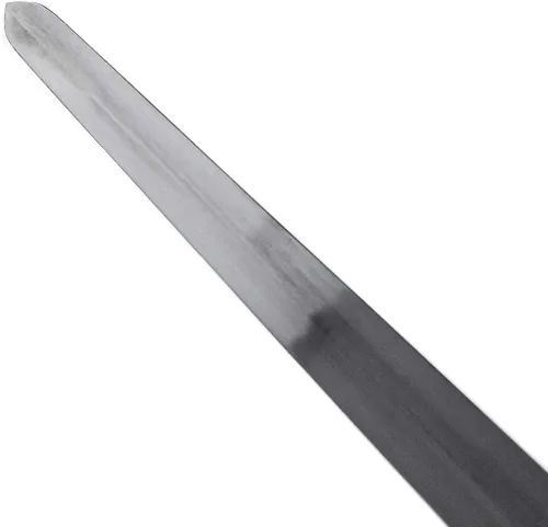 Vista 5 de Espada medieval a una mano, hoja sin brillo. Para colección, regalo, espectáculo, feria, cosplay y LARP
