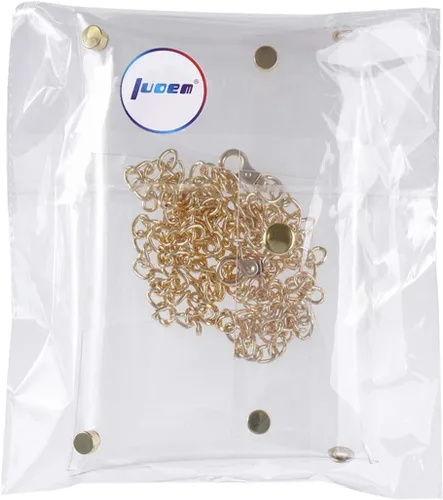 Vista 8 de LUOEM Bolso cruzado de PVC Bolso de mensajero de embrague Bolso de hombro Tote (transparente), Transparente, Bolso