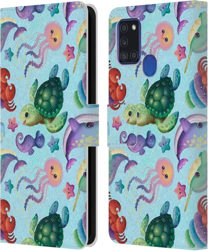 Vista 189 de Head Case Designs Officially Licensed Carla Morrow Colorful Space Dice Patterns Leather Wallet Case Compatible with Samsung Galaxy A07 4G