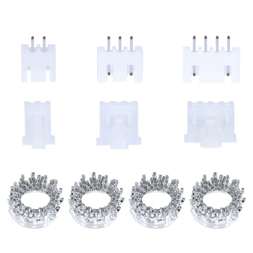 Vista 91 de CQRobot JST EL 4.5 mm de paso 2 pines conector electrónico IC macho, enchufes hembra carcasa y kit de terminales de crimpado en T macho/hembra. 50