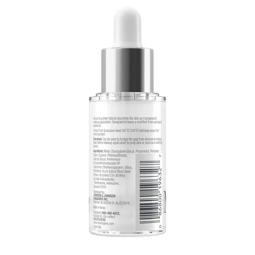 Vista 8 de Neutrogena Shine Control Matte Booster - Imprimación facial y suero, suero matificante de la piel a imprimación con proteína de arroz, absorbe