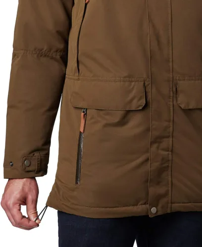 Vista 6 de Columbia South Canyon - Parka larga de plumón para hombre, impermeable y transpirable