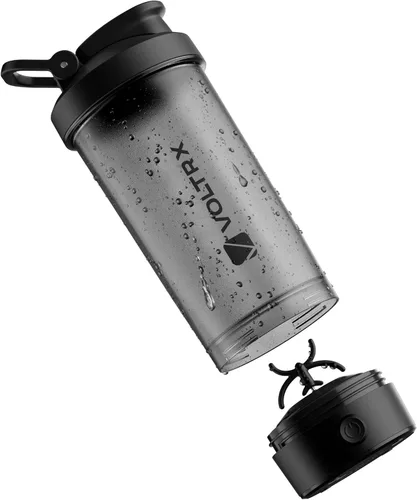 Vista 6 de VOLTRX Botella agitadora de proteínas, mezclador eléctrico recargable USB C, vasos agitadores para batidos de proteínas y batidos de reemplazo