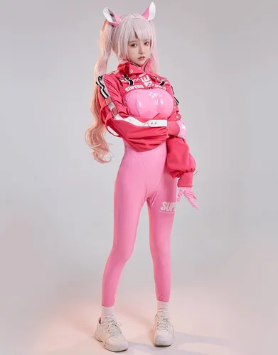 Vista 2 de Cosplay.fm Traje de cosplay de Nikki Alice para mujer con guantes para las orejas