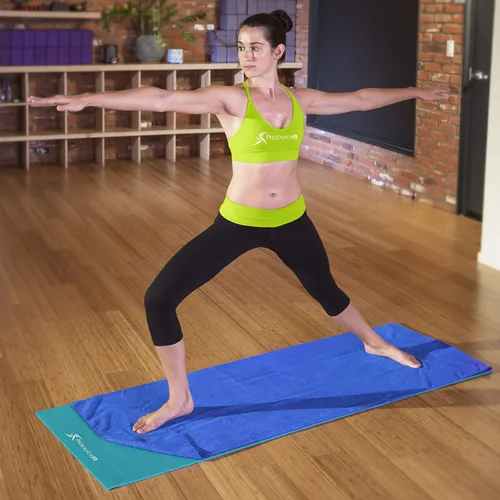 Vista 4 de Prosource Fit Arida - Toalla de microfibra súper absorbente de 68 x 24 pulgadas para yoga, pilates y entrenamiento (3 opciones de color)