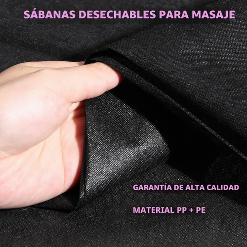 Vista 4 de Sábanas desechables 100 piezas 31" x 71" Sábanas para mesa de masaje de tela no tejida Funda para cama de SPA transpirable para masaje, belleza