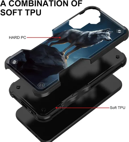 Vista 407 de Funda para Galaxy A14 5G, [Doble Capa][Protección contra Caídas de Grado Militar de 10 Pies] [Antideslizante] Funda Resistente a Prueba de Golpes