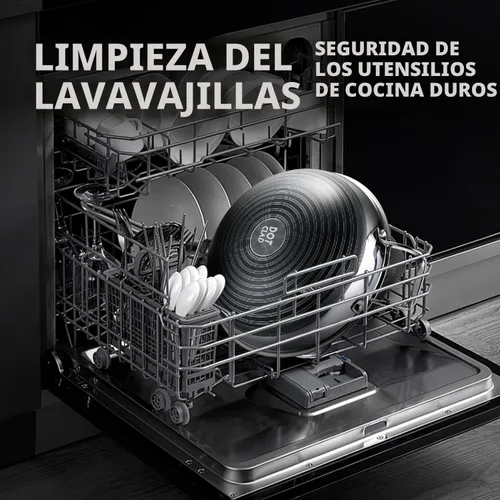 Vista 5 de DOTCLAD Sartén wok, wok híbrido de 12 pulgadas con tapa, utensilios de cocina sin PFOA, woks antiadherentes de acero inoxidable y sartenes
