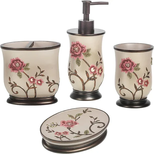Vista 82 de Zahari Home Capri - Juego de toallas de baño de 3 piezas, toalla de baño, toalla de mano y toalla facial, decoración moderna, hermoso diseño único